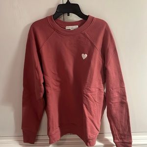 Size small pink with heart spiritual gangster hoodie